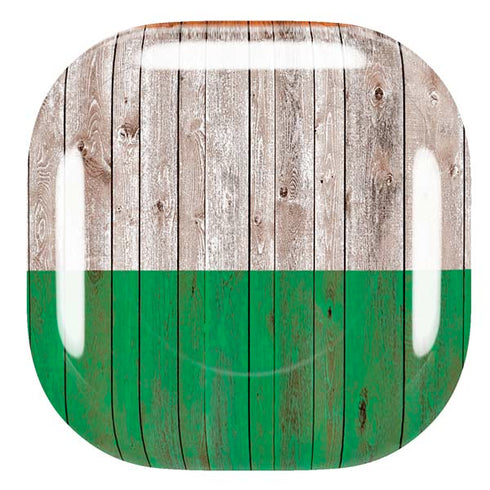 Ireland Flag Dark Wood Galaxy Buds Pro Skin